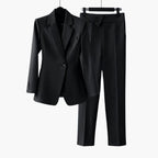 Two-Piece Blazer Set – Structured Fit – Straight Trousers