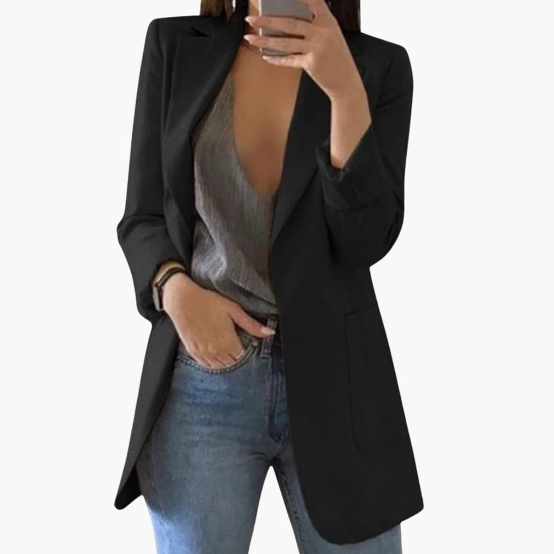 Blazer Jacket with Front Pockets