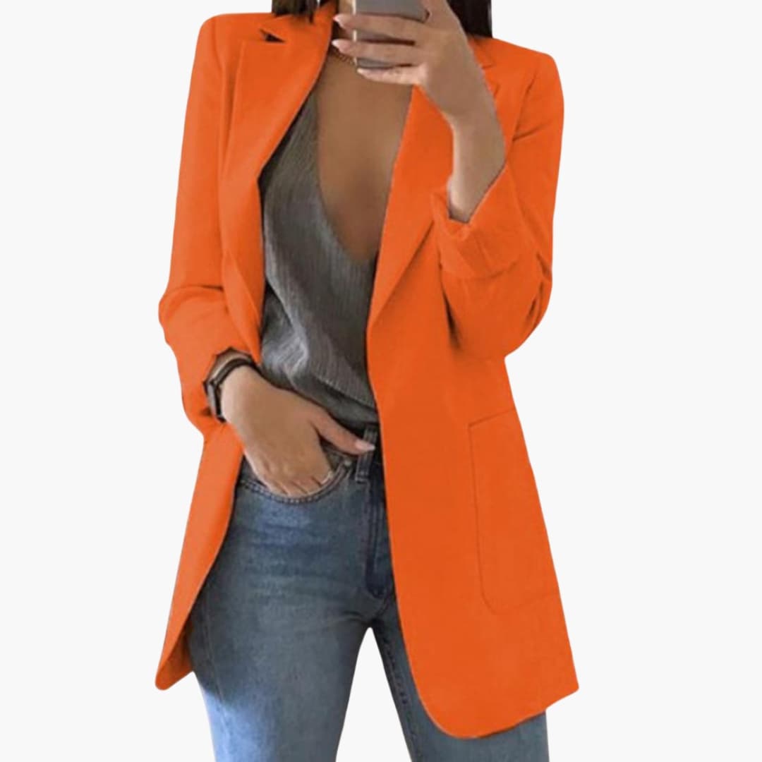 Blazer Jacket with Front Pockets