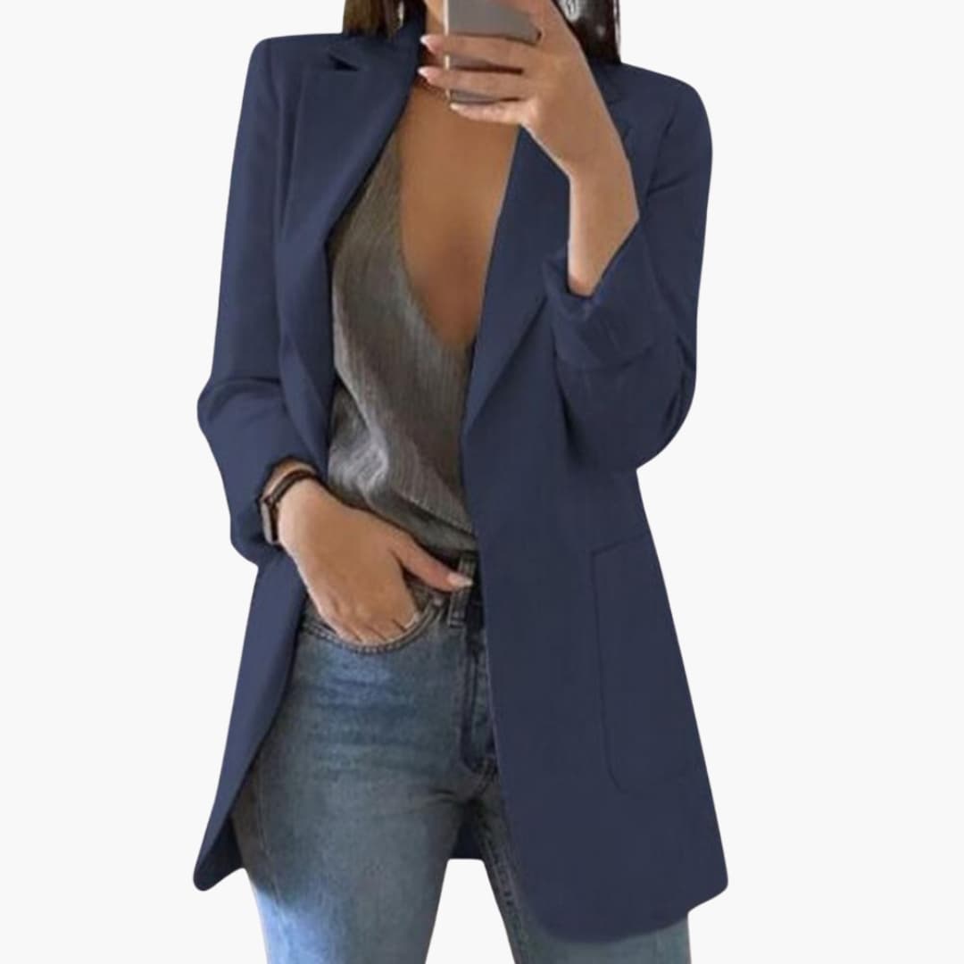 Blazer Jacket with Front Pockets