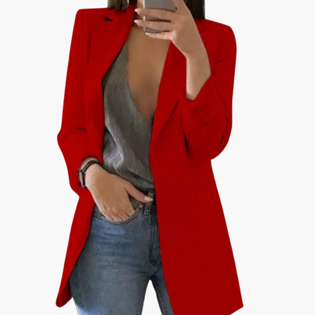 Blazer Jacket with Front Pockets