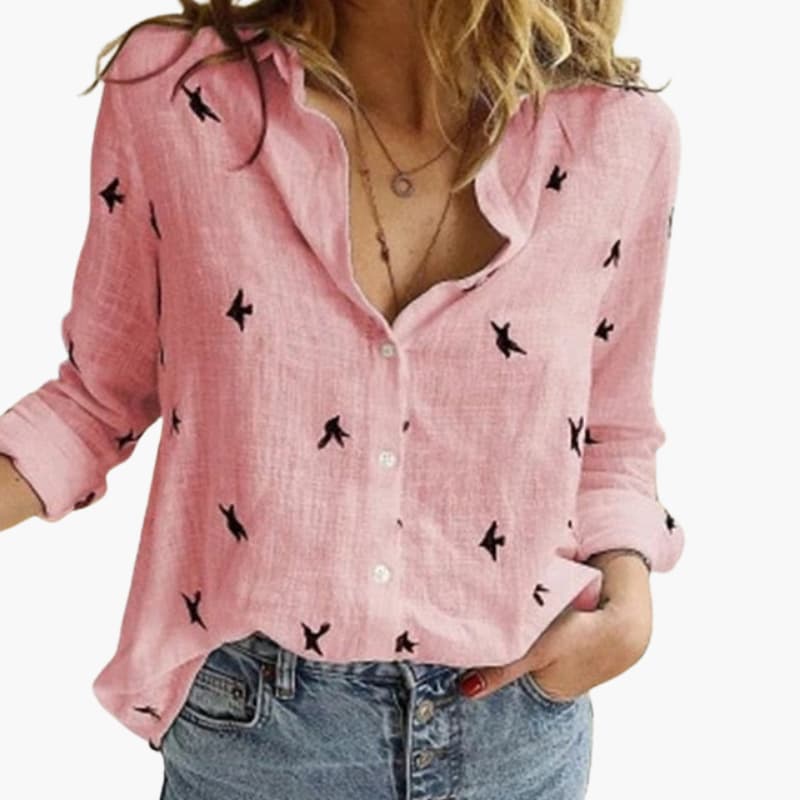 Blouse – Button Front – Long Sleeves