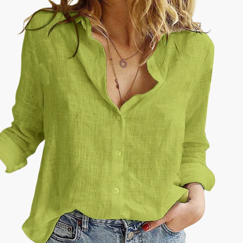 Blouse – Button Front – Long Sleeves