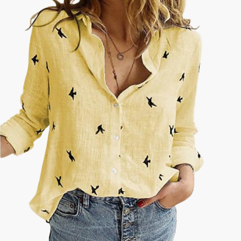Blouse – Button Front – Long Sleeves