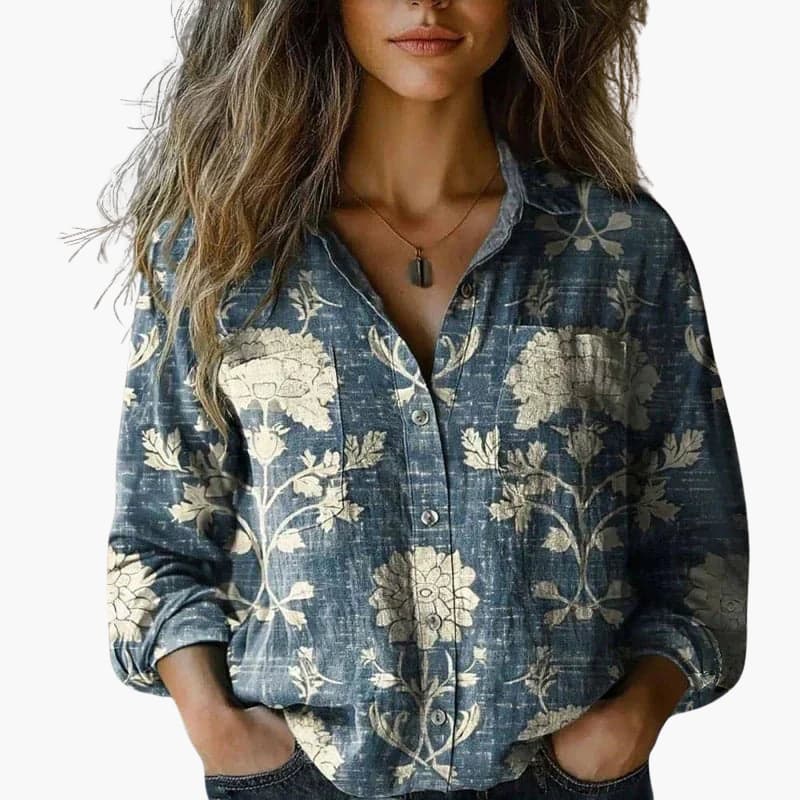Button-Down Shirt – Classic Collar – Long Sleeves