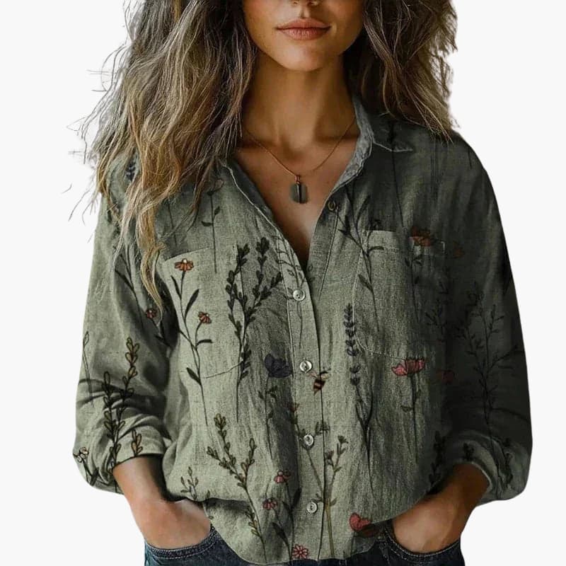 Button-Down Shirt – Classic Collar – Long Sleeves