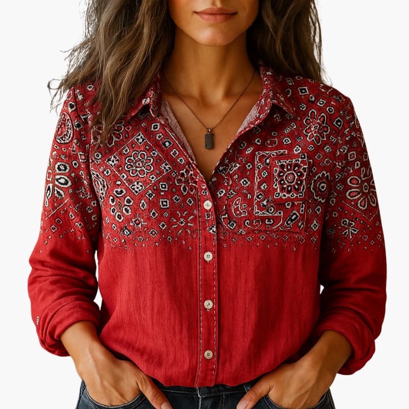 Button-Down Shirt – Classic Collar – Long Sleeves