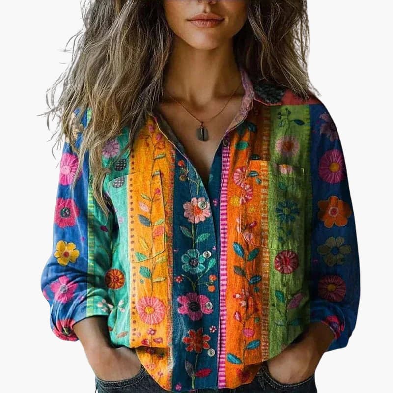 Button-Down Shirt – Classic Collar – Long Sleeves