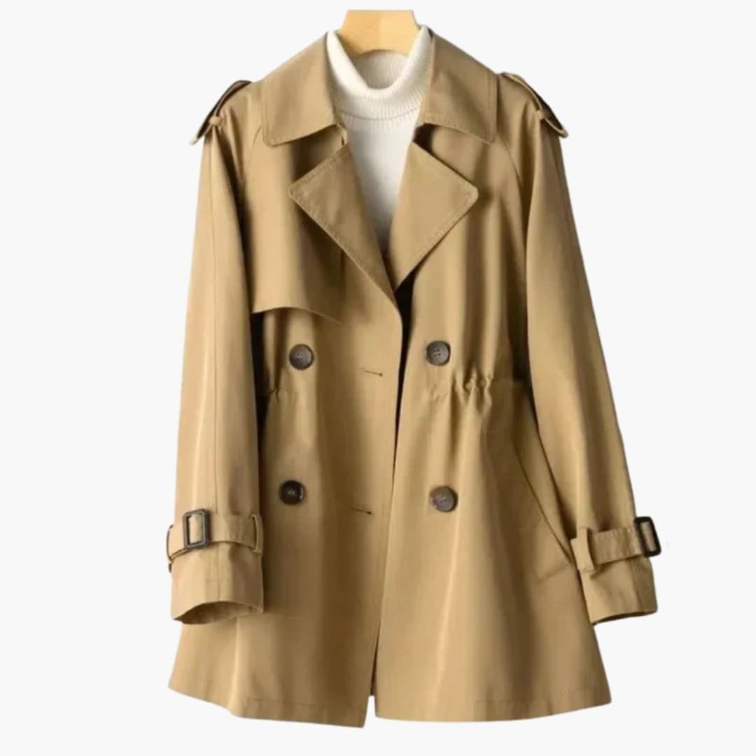 Short Trench Coat – Lapel Collar
