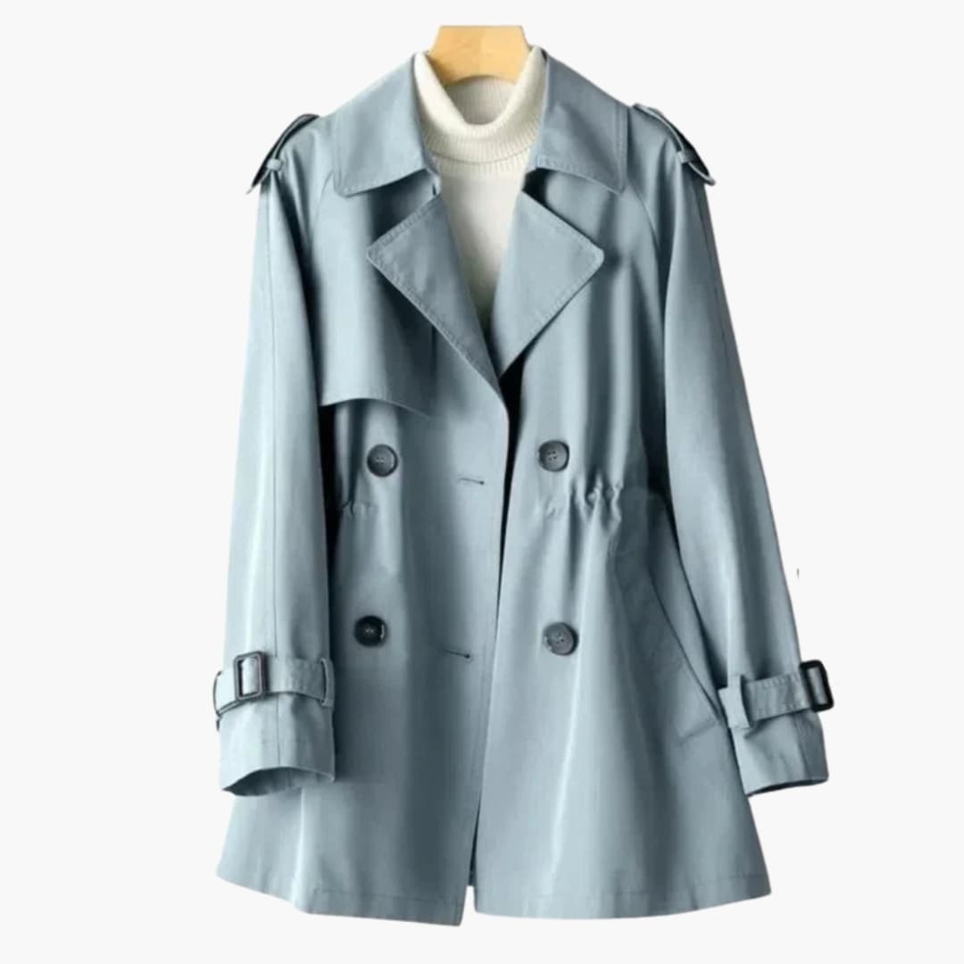 Short Trench Coat – Lapel Collar