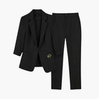 Two-Piece Suit Set – Blazer and Trousers