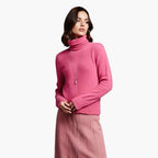 Turtleneck Sweater – Ribbed Neck – Long Sleeves