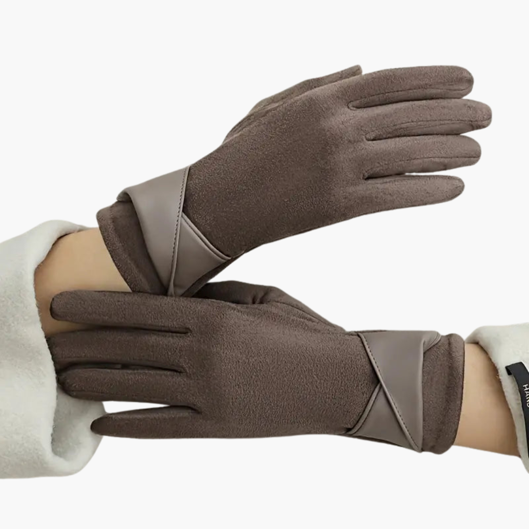 Winter Gloves – Fleece-Lined Interior – Adjustable Strap