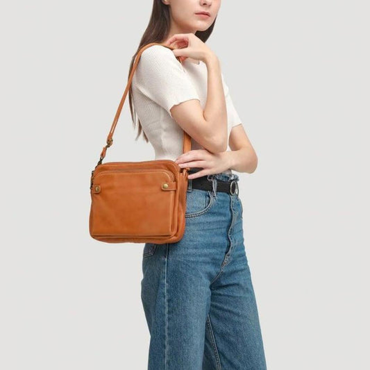 Classic Leather Shoulder Bag