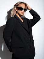 Women’s Everyday Sunglasses with Black Frame & Chocolate-Tinted Lenses
