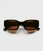 Women’s Everyday Sunglasses with Black Frame & Chocolate-Tinted Lenses