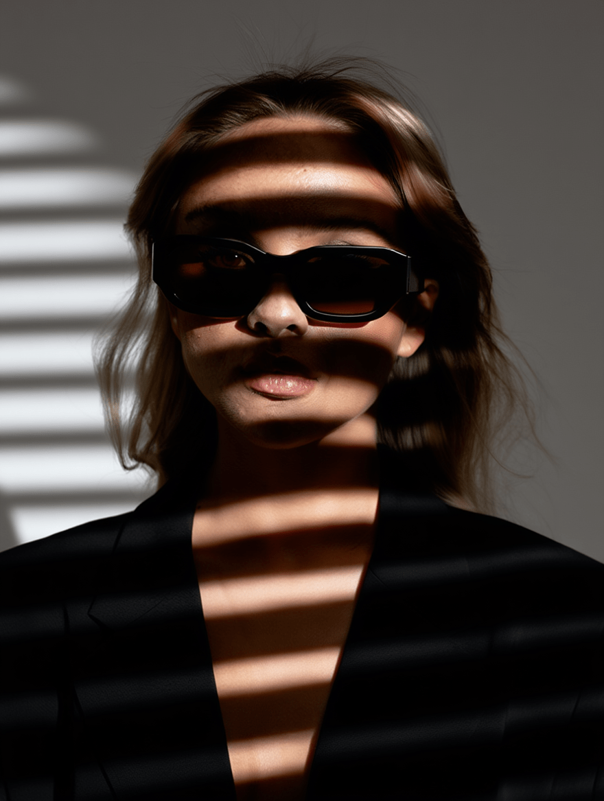 Women’s Everyday Sunglasses with Black Frame & Chocolate-Tinted Lenses