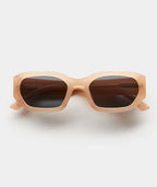 Women’s Everyday Sunglasses with Taupe Frame & Smoke-Tinted Lenses