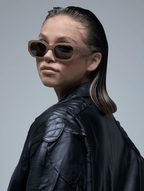 Women’s Everyday Sunglasses with Taupe Frame & Smoke-Tinted Lenses