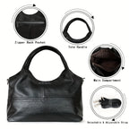 Elegant Leather Women’s Crossbody Shoulder Bag