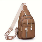 Vintage Chest Crossbody Bag