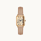 Elegant Rectangular Women’s Leather-Strap Analog Watch – Multiple Colors