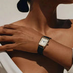Elegant Rectangular Women’s Leather-Strap Analog Watch – Multiple Colors