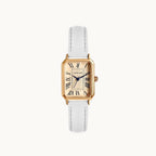 Elegant Rectangular Women’s Leather-Strap Analog Watch – Multiple Colors