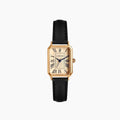 Elegant Rectangular Women’s Leather-Strap Analog Watch – Multiple Colors