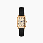 Elegant Rectangular Women’s Leather-Strap Analog Watch – Multiple Colors