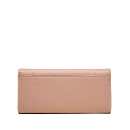 Elegant Trifold Leather Wallet with Coin Pocket