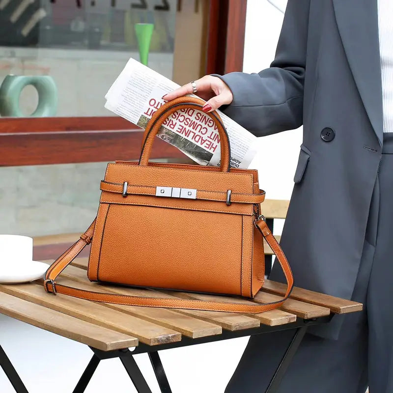 Classic Genuine Leather Women’s Handbag