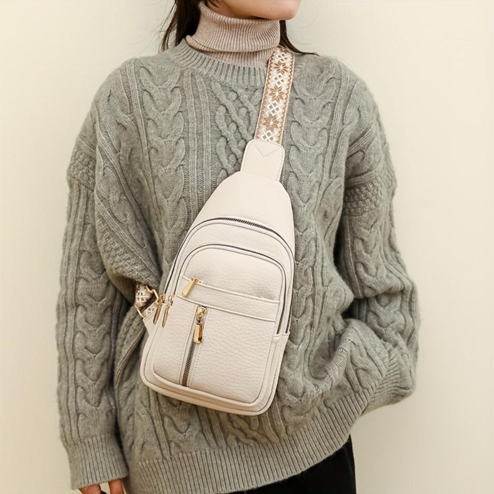 Vintage Chest Crossbody Bag
