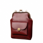 Vintage Kiss-Lock Crossbody Bag – Retro Chic Design