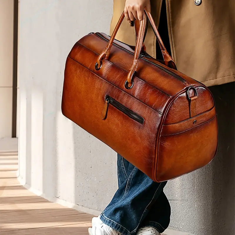 Retro Genuine Leather Women’s Crossbody Bag