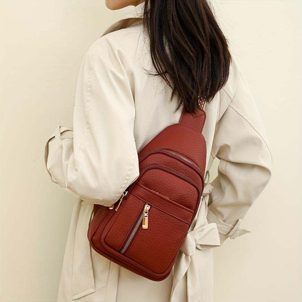 Vintage Chest Crossbody Bag