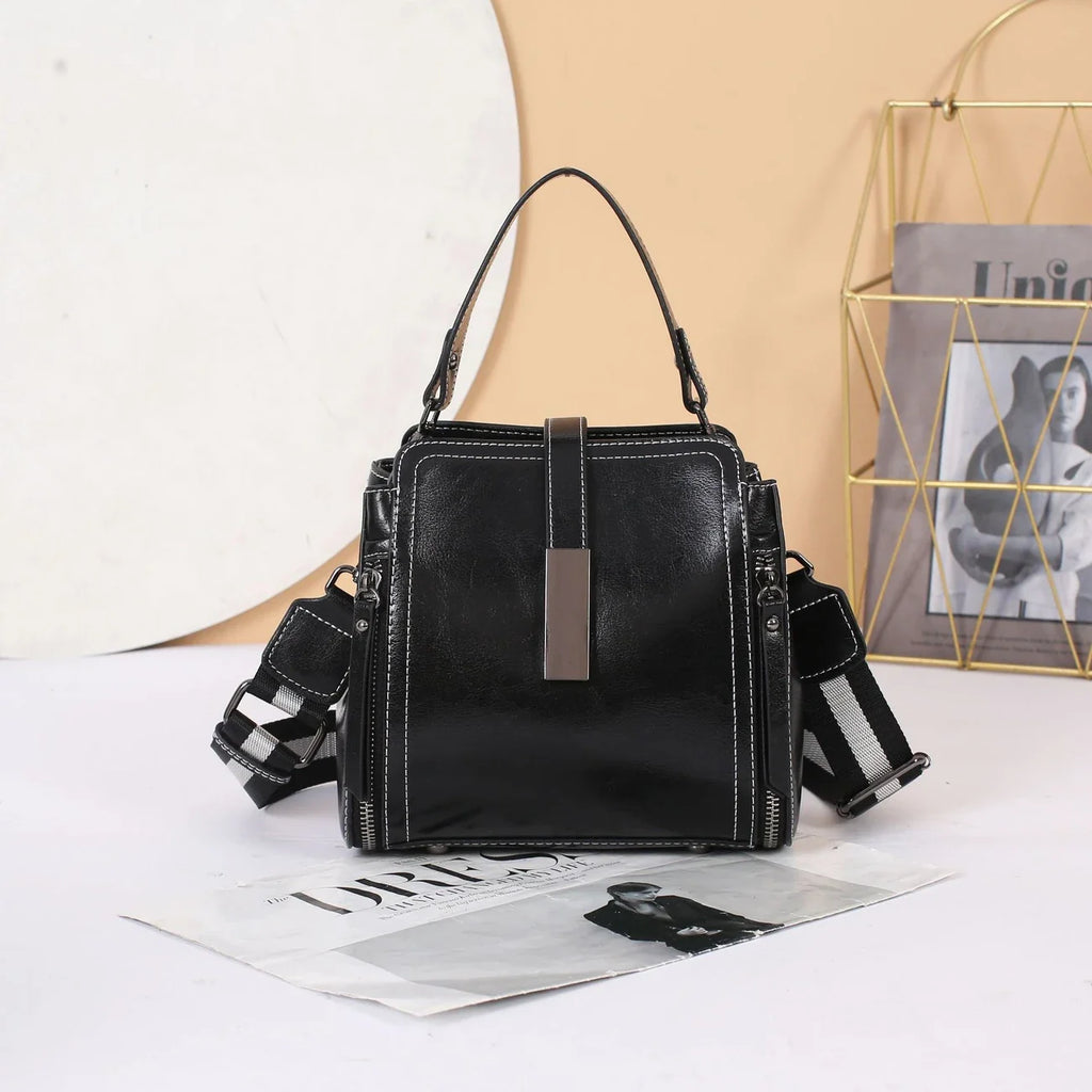 Leather Women’s Crossbody Tote Bag