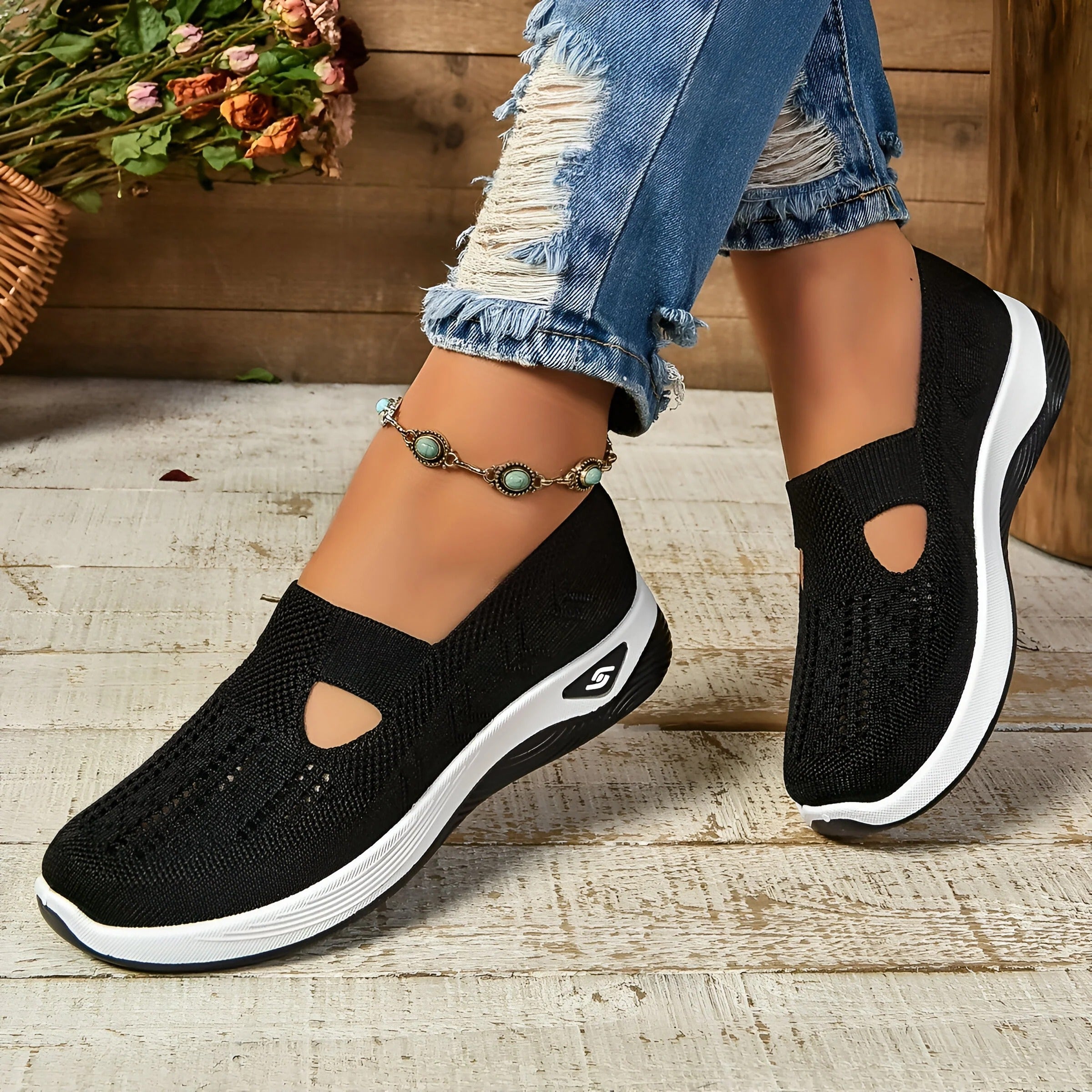 Orthopedic Slip-On Breathable Shoes for Woman