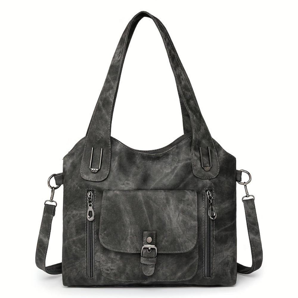 Vintage Shoulder Bag with Elegant Finish