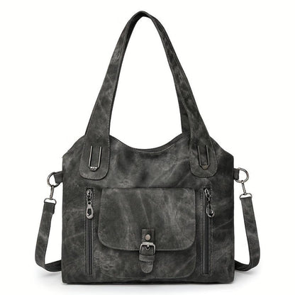 Vintage Shoulder Bag with Elegant Finish