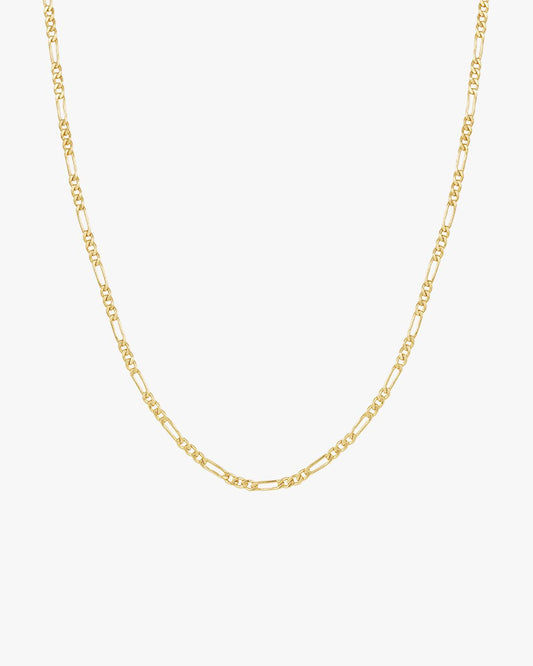 Gold Figaro Chain Necklace
