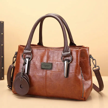 Retro Boston Genuine Leather Bag