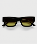 Women’s Classic Sunglasses with Black Frame & Khaki-Tinted Lenses