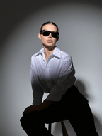 Women’s Classic Sunglasses with Black Frame & Khaki-Tinted Lenses