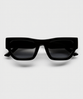 Women’s Classic Sunglasses with Black Frame & Smoke-Tinted Lenses