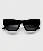 Women’s Classic Sunglasses with Black Frame & Smoke-Tinted Lenses