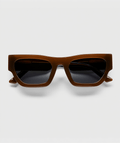 Women’s Classic Sunglasses with Coco Brown Frame & Smoke-Tinted Lenses