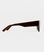 Women’s Classic Sunglasses with Coco Brown Frame & Smoke-Tinted Lenses