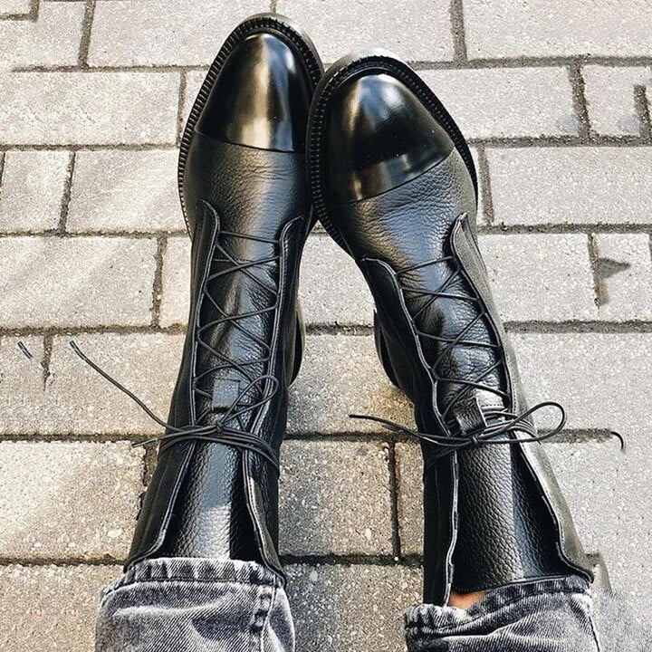 Woman's Tall Pointy Boots with Heels