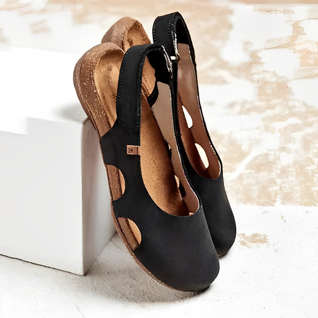 Closed Orthopedic Sandals with Velcro